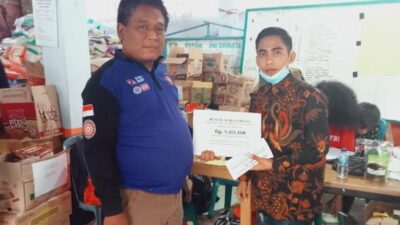 BEM Se kabupaten Sampang Serahkan Bantuan Langsung Untuk Korban Bencana Semeru