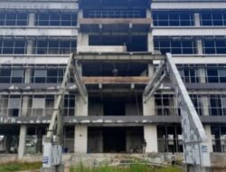 Pembangunan Gedung Tecknis Berlantai Lima di Kota Bekasi Proyek Puluhan Milyar Mangkrak