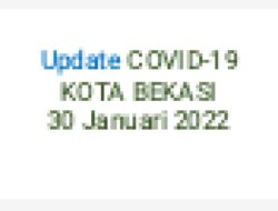 Update Laporan Data Covid 19 Per 30 Januari 2022.