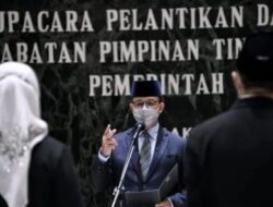 Gubernur DKI Jakarta,  Melantik Sembilan  Pejabat Tinggi Pratama (Eselon II )