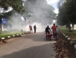 SB Babel Bakamla RI Aksi Bersih Sampah dan Prokes di Kawasan Perkantoran Gubernur