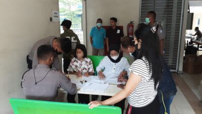 Target Herd Immunity di lingkungan Apartemen, Polres Metro Kota Bekasi dan GCP Vaksinasi Booster Warga