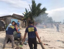Bakamla RI Aksi Bersih Pantai Batu Belubang