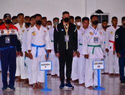 170 Atlet Karate Perebutkan Piala Danlantamal XIV Cup Ke-1 ‎