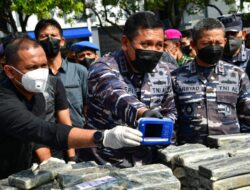 TNI AL Gagalkan Penyelundupan 179 Kg Kokain Senilai Rp. 1,25 Triliun