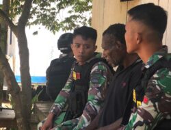 Tingkatkan Keharmonis Dengan Masyarakat Perbatasan Di Papua, Satgas Pamtas Yonif 126/KC Laksanakan Komsos