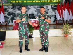 Pangkogabwilhan III Letjen TNI  I Nyoman Cantiasa Beri Pengarahan Kepada Para Perwira TNI Jajaran Kogabwilhan III di Merauke