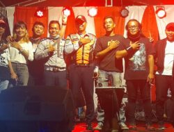 Semarakkan HUT RI Ke-77, Kelompok Penyanyi Jalanan Gelar Panggung Hiburan