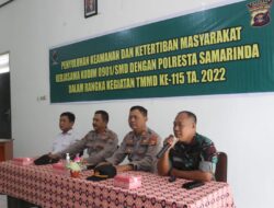 TNI-Polri Berkolaborasi Berikan Pelajar Penyuluhan Kamtibmas di SMK Negeri 19 Samarinda