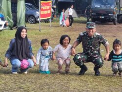 Kodam III/Slw Bersama Dispsiad Berikan Healing Trauma Life Support pada Pengungsi Gempa Cianjur