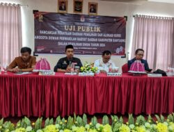 KPU Bantaeng Menggelar Uji Publik Tentang Penataan Dapil dan Alokasi Kursi DPRD Bantaeng Pemilu Tahun 2024