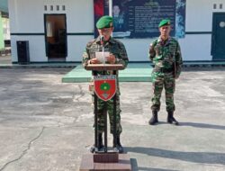Dandim 1410/Btg Letkol Arm Gatot Awan Febrianto Pimpin Upacara Peringatan Hari Juang Kartika TNI AD ke-77 Tahun 2022