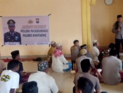 Jum’at Curhat, Polsek Pa’jukukang Polres Bantaeng Laksanakan di Masjid Nurul Ikhlas Desa Papanloe