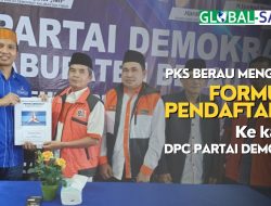 Ketua DPD Partai PKS Berau beserta rombongan, Ambil Formulir Pendaftaran di DPC Demokrat Berau